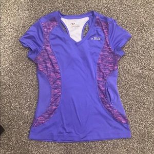 short sleeve fila shirt